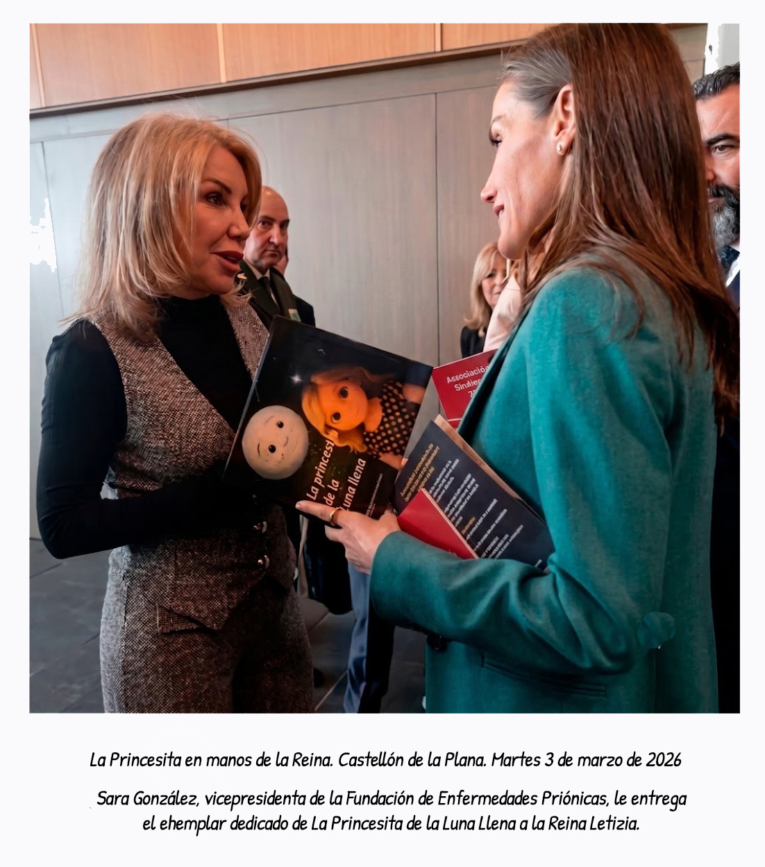 La Princesita en manos de la Reina. Castellón de la Plana. Martes 3 de marzo de 2026